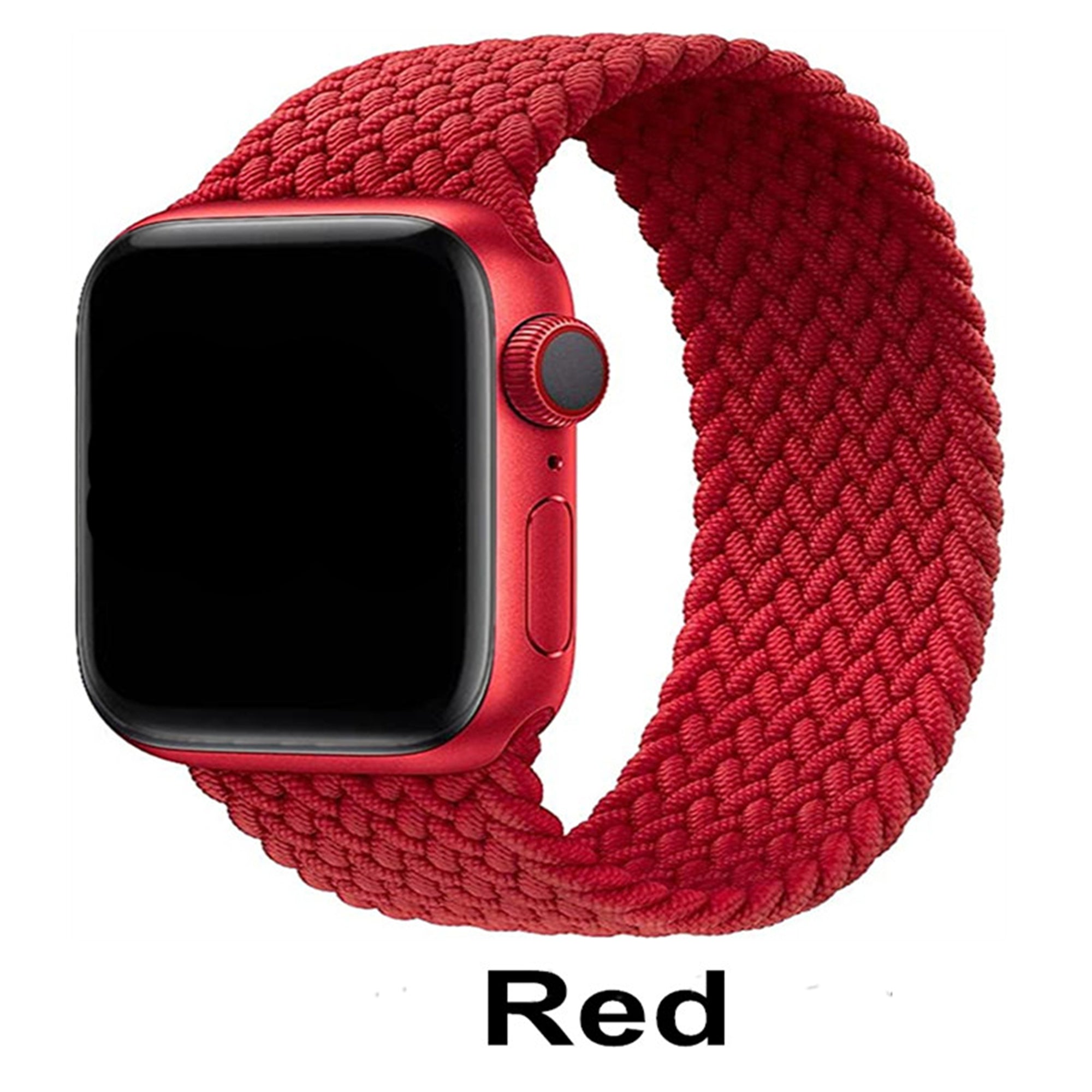 Bracelet de remplacement tressé à boucle solo pour Apple Watch iWatch Bracelet de remplacement tressé à boucle solo pour Apple Watch iWatch